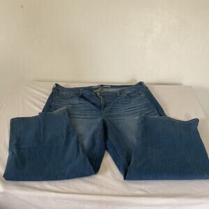Torrid Jeans Women 20 R Blue Denim Vintage Stretch Perfect Wide Leg Plus Size